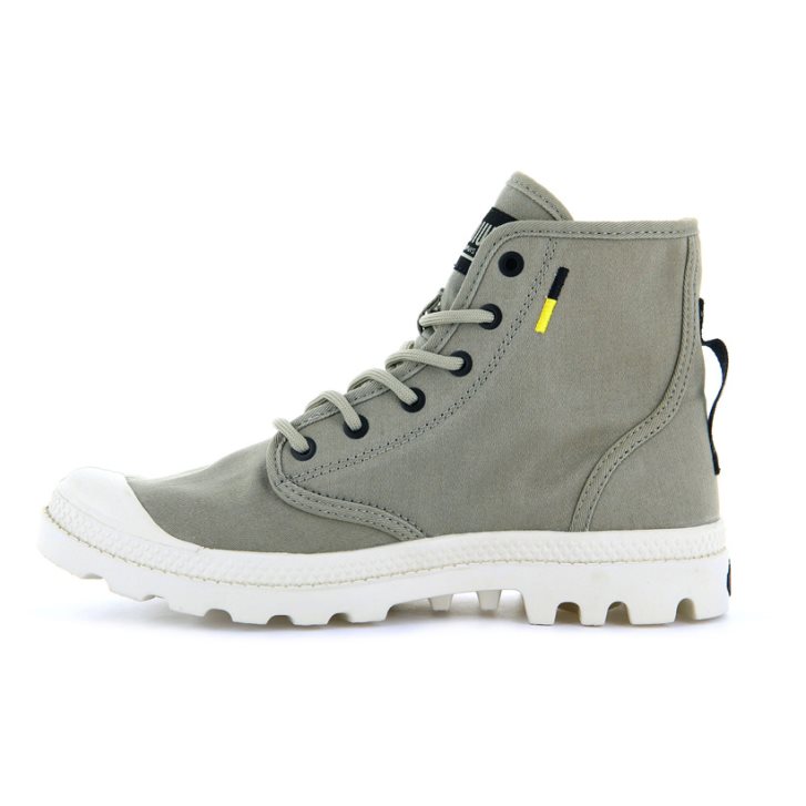 Bottes Palladium Pampa Hi Htg Supply Femme Vert | FR WAQ304D